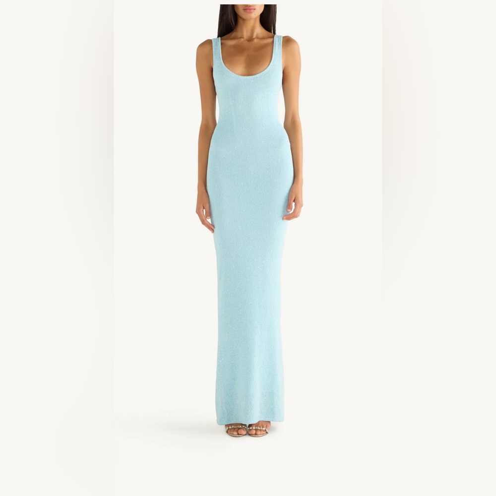 Asta Resort Ana Dress – Baia Blue Sequin (XL)